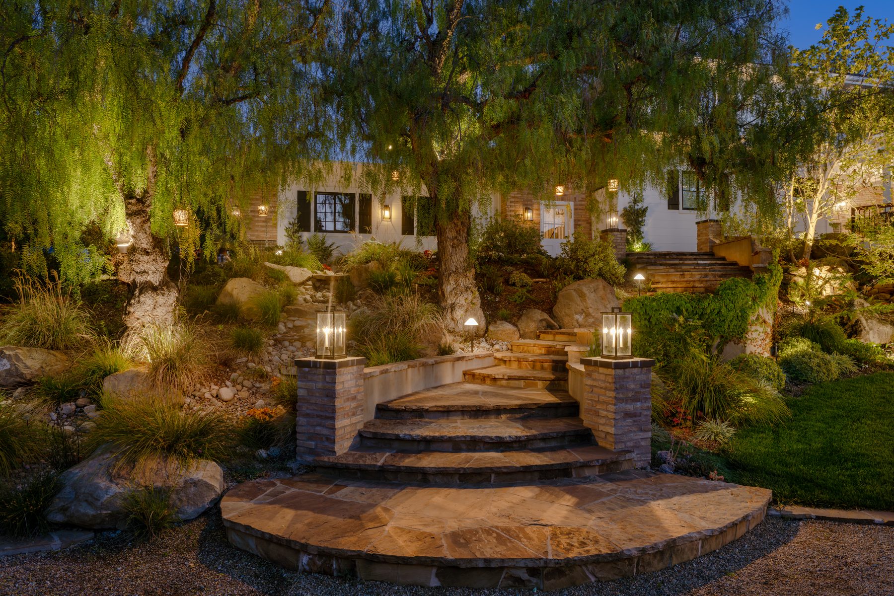 Outdoor Lighting Design photography by Artisan Studios