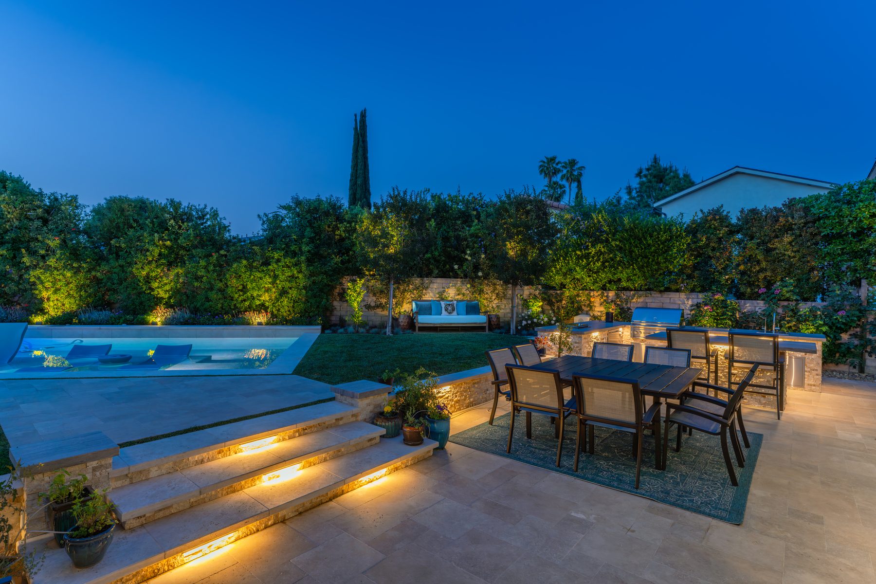 Outdoor Lighting Design photography by Artisan Studios